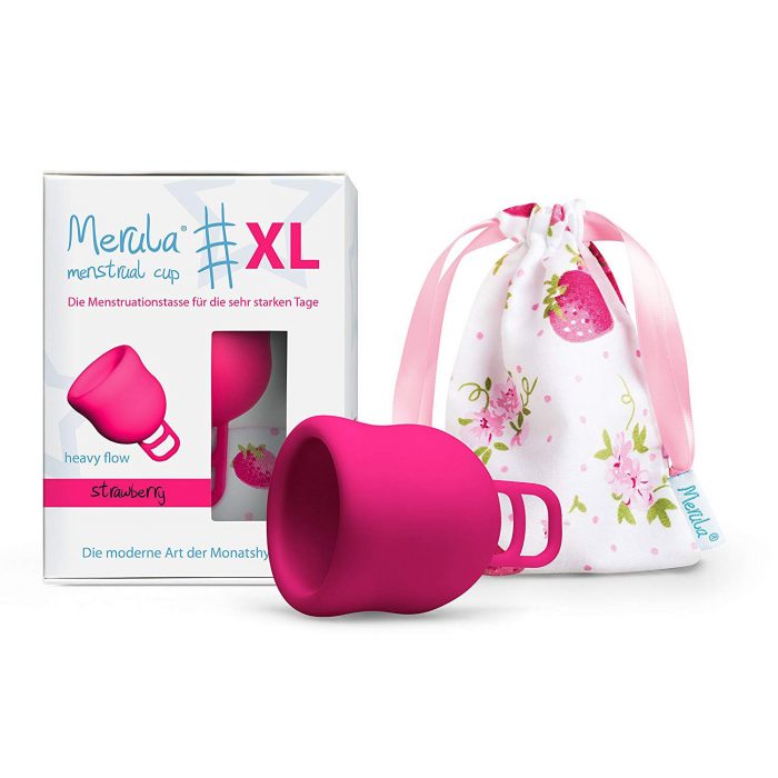 MERULA XL STRAWBERRY menstrualna čašica