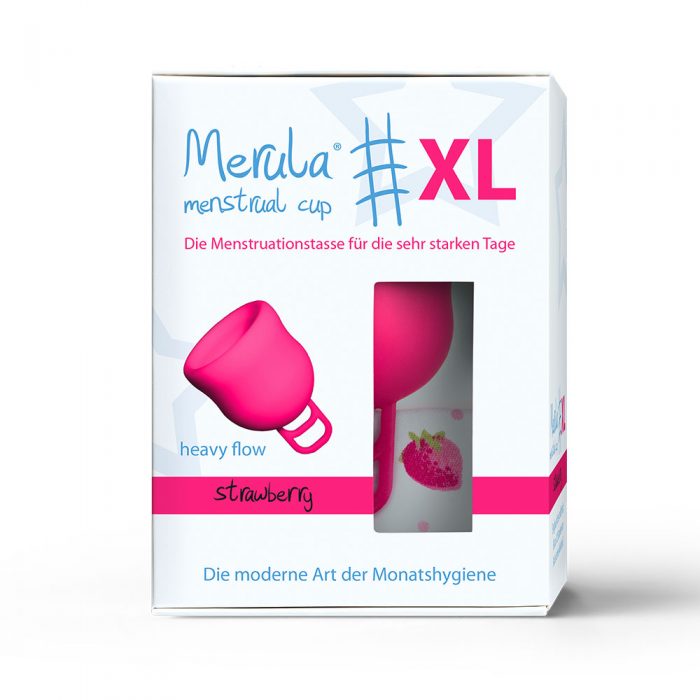 MERULA XL STRAWBERRY menstrualna čašica