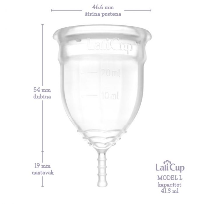 LaliCup L menstrualna čašica